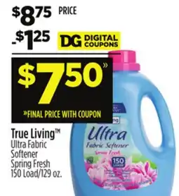 Dollar General True Living Fabric Softener offer