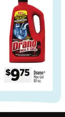 Dollar General Drano Max Gel offer