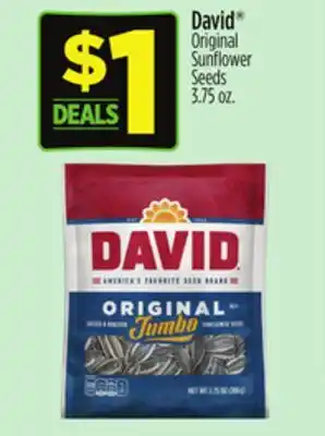Dollar General David Original Sunflower Seeds offer