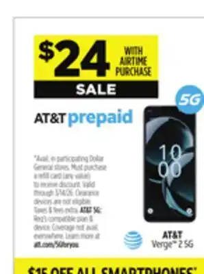Dollar General AT&T Verge 2 offer