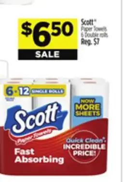 Dollar General Scott Paper Towels offer