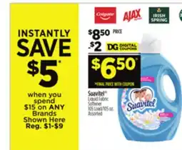 Dollar General Suavitel Liquid Fabric Softener offer