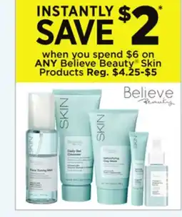 Dollar General Believe Beauty Skin Products offer