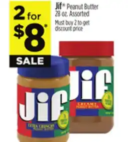 Dollar General Jif Peanut Butter offer
