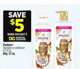Dollar General Pantene Shampoo or Conditioner offer