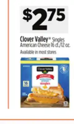Dollar General Clover Valley Singles American Cheese offer