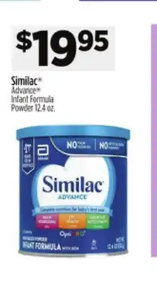 Dollar General Similac Advance Infant Formula Powder offer