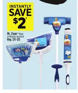 Dollar General Mr. Clean Mops or Brooms offer