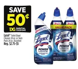 Dollar General Lysol Toilet Bowl Cleaner 24 oz. or Twin Pack 24 oz offer