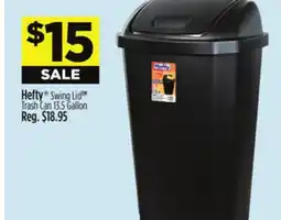 Dollar General Hefty Swing Lid TM Trash Can offer