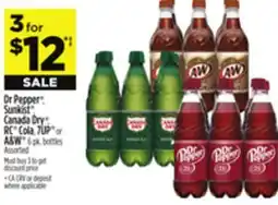 Dollar General Dr Pepper , Sunkist , Canada Dry , RC Cola, 7UP or A & W offer