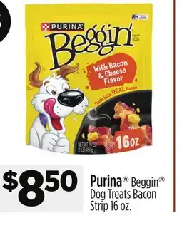 Dollar General Purina Beggin Dog Treats Bacon Strip offer