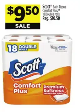 Dollar General Scott Bath Tissue Comfort Plus offer