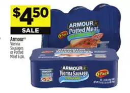 Dollar General Armour Vienna Sausages or Potted Meat offer