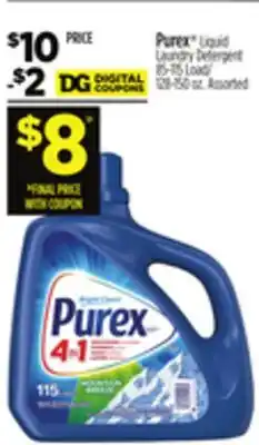 Dollar General Purex Liquid Laundry Detergent offer
