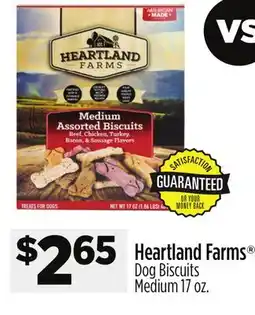 Dollar General Heartland Farms Dog Biscuits offer