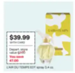 CVS L'AIR DU TEMPS EDT spray offer
