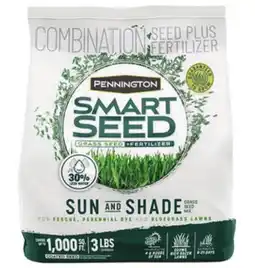Ace Hardware Pennington Sun & Shade Smart Seed Mulch, Seed + Fertilizer, 3 Lb offer