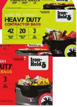 Ace Hardware Iron-Hold Heavy Duty Contractor Trash Bags offer