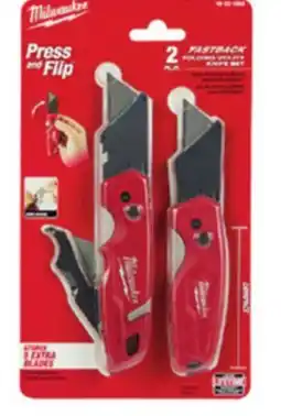 Ace Hardware Select Milwaukee Hand Tools & Accessories 2 Pc. FASTBACK Folding Utility Knife Set offer