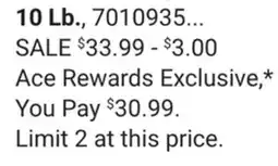 Ace Hardware Pennington Smart Patch Mulch Seed+Fertilizer 10 Lb offer