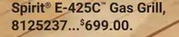 Ace Hardware Weber Spirit E-425C Gas Grill offer