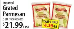 Restaurant Depot Grated Parmesan offer