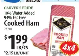 Restaurant Depot CARVER'S PRIDE 10% Water Added 94% Fat Free Cooked Ham offer