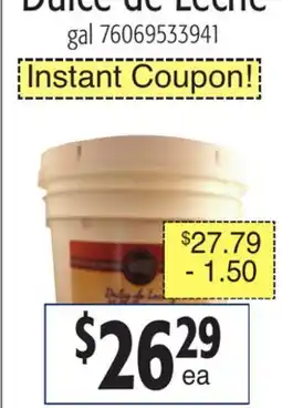 Restaurant Depot Dulce de Leche offer