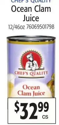 Restaurant Depot Ocean Clam Juice offer