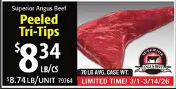 Restaurant Depot Peeled Tri-Tips offer
