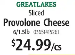 Restaurant Depot Sliced Provolone Cheese offer