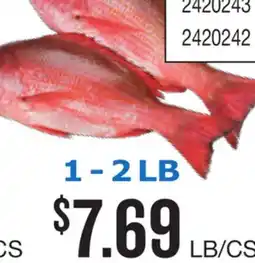 Restaurant Depot SNapper offer
