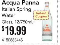 Restaurant Depot Acqua Panna Italian Spring Water offer