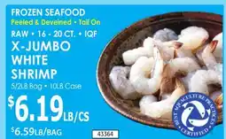 Restaurant Depot X-JUMBO WHITE SHRIMP offer