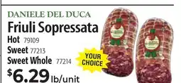 Restaurant Depot Friuli Soppressata offer