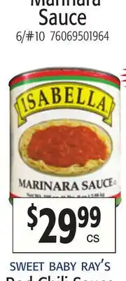 Restaurant Depot Isabella Marinara Sauce offer
