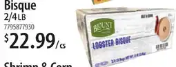 Restaurant Depot Bisque offer
