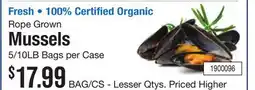 Restaurant Depot Rope Grown Mussels offer