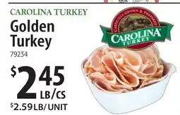 Restaurant Depot CAROLINA TURKEY Golden Turkey offer