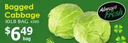 Restaurant Depot Bagged Cabbage offer