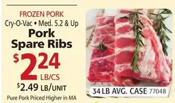 Restaurant Depot FROZEN PORK offer