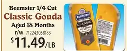 Restaurant Depot Beemster 1/4 Cut Classic Gouda offer
