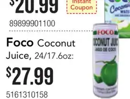 Restaurant Depot Foco Coconut Juice offer