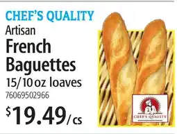Restaurant Depot Artisan French Baguettes offer