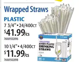 Restaurant Depot Wrapped Straws offer