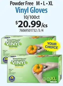 Restaurant Depot Powder Free M • L • XL Vinyl Gloves offer