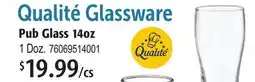 Restaurant Depot Qualité Glassware Pub Glass 14oz offer