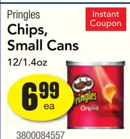 Restaurant Depot Pringles Chips, Small Cans offer