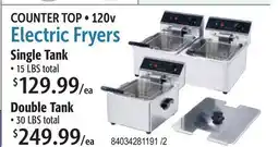 Restaurant Depot COUNTER TOP • 120v Electric Fryers offer